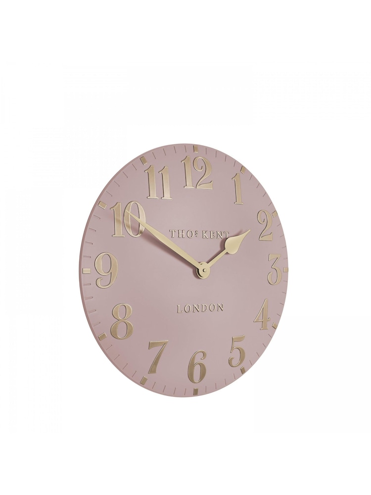 Thomas Kent Clocks Pink 12" Arabic Wall Clock - Image 2 of 2