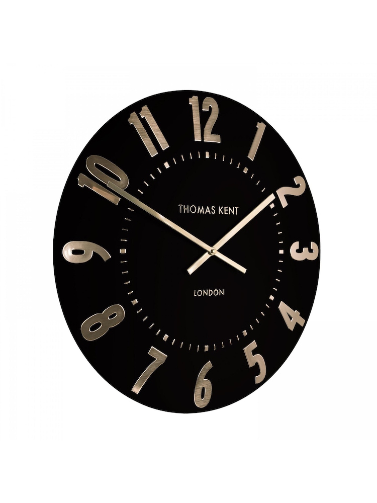 Thomas Kent Clocks Black 20" Mulberry Wall Clock - Image 3 of 3 Thomas Kent Clocks Black 20" Mulberry Wall Clock - Image 3 of 3