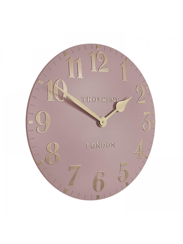 Thomas Kent Clocks Pink 20" Arabic Wall Clock - Image 2 of 3