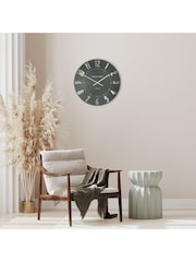 Thomas Kent Clocks Green 20" Mulberry Wall Clock - Image 1 of 3