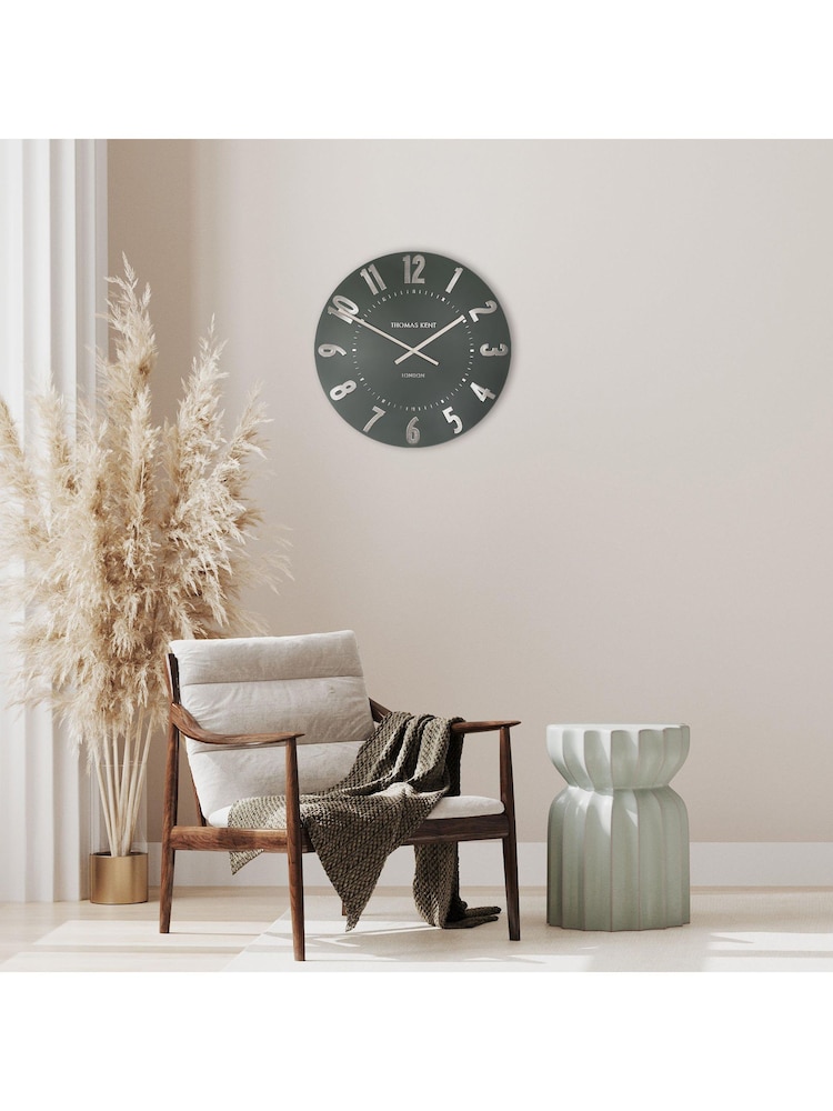 Thomas Kent Clocks Green 20" Mulberry Wall Clock - Image 1 of 3
