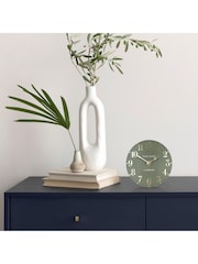 Thomas Kent Clocks Green 6 Inch Arabic Mantel Clock - Image 1 of 2