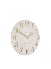 Thomas Kent Clocks Light Brown 12" Arabic Wall Clock - Image 2 of 2