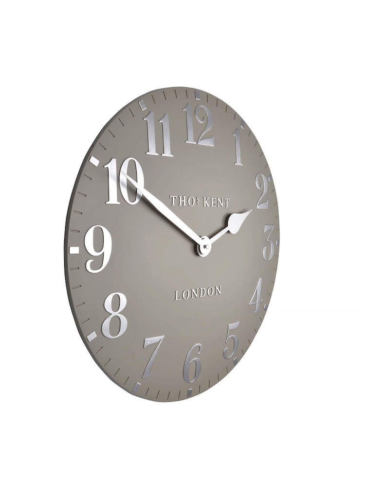 Thomas Kent Clocks Brown 20" Arabic Wall Clock - Image 3 of 3