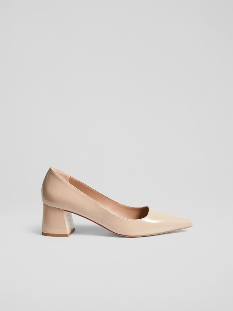 LK Bennett Sloane Patent Leather Block čevlji z visoko peto Courts - Slika 1 iz 4 LK Bennett Sloane Patent Leather Block čevlji z visoko peto Courts - Slika 1 iz 4