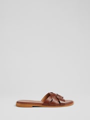 LK Bennett Brown Suede Angela Espadrille Sandals - Image 1 of 2