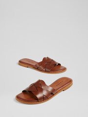 LK Bennett Brown Suede Angela Espadrille Sandals - Image 2 of 2