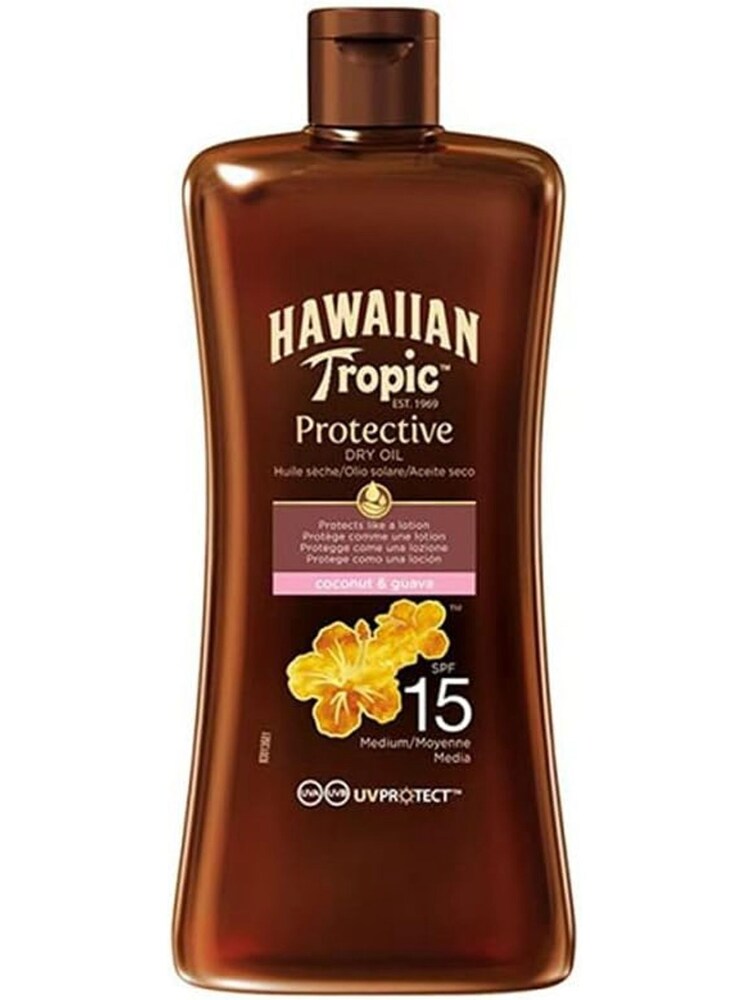 Hawaiian Tropic Protective Dry Oil Coconut & Guava SPF15 100ml - Image 2 of 2
