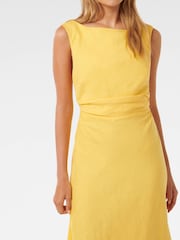 Forever New Yellow Pure Linen Tania Dress - Image 2 of 4