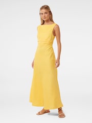 Forever New Yellow Pure Linen Tania Dress - Image 3 of 4