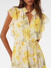 Forever New Maxine Petite Ruffle Sleeves Midi Dress - Bild 2 von 4