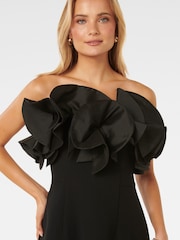 Forever New Black Tasha Rosette Mini Dress - Image 2 of 5