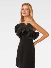 Forever New Black Tasha Rosette Mini Dress - Image 3 of 5
