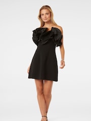 Forever New Black Tasha Rosette Mini Dress - Image 5 of 5