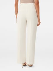 Forever New White Dominique Straight Leg Pants - Image 4 of 5