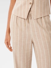 Forever New Natural Linen Blend Lori Wide Leg Pants - Image 2 of 5