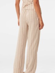 Forever New Natural Linen Blend Lori Wide Leg Pants - Image 4 of 5