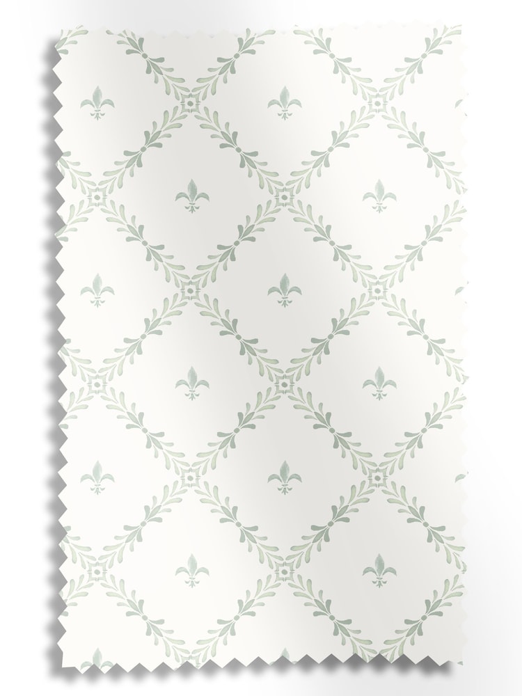 Historic Royal Palaces Mineral Fleur De Lis Made To Measure Roman Blinds - Image 7 of 7 Historic Royal Palaces Mineral Fleur De Lis Made To Measure Roman Blinds - Image 7 of 7