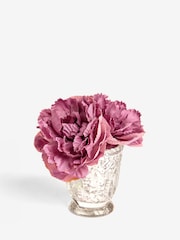 Shabby Chic by Rachel Ashwell® Pale Pink Vintage Roses In Glass Vase - Image 4 of 5