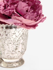 Shabby Chic by Rachel Ashwell® Pale Pink Vintage Roses In Glass Vase - Image 5 of 5