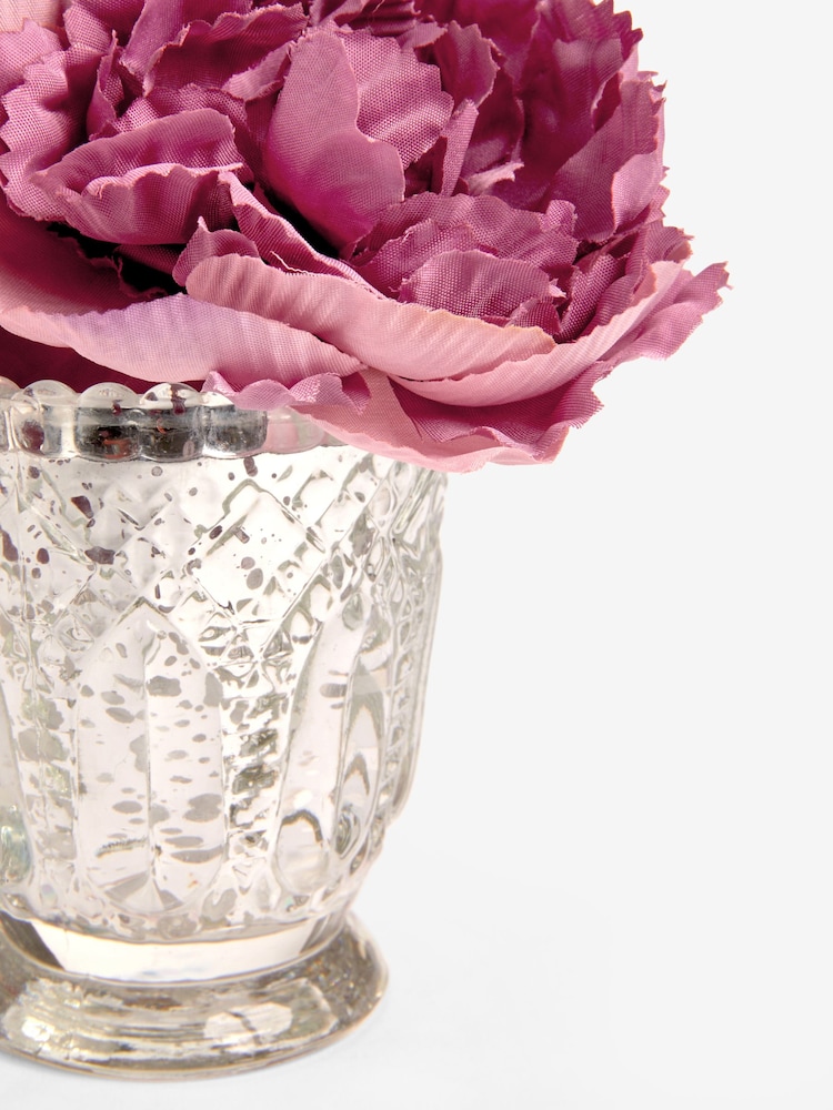 Shabby Chic by Rachel Ashwell® Pale Pink Vintage Roses In Glass Vase - Image 5 of 5