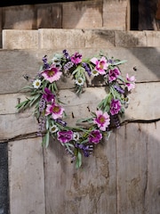 Shabby Chic by Rachel Ashwell® Pale Pink Wildflower Wreath - Image 2 of 5