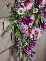 Shabby Chic by Rachel Ashwell® Pale Pink Wildflower Wreath - Image 3 of 5