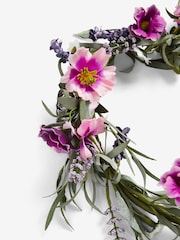 Shabby Chic by Rachel Ashwell® Pale Pink Wildflower Wreath - Image 5 of 5