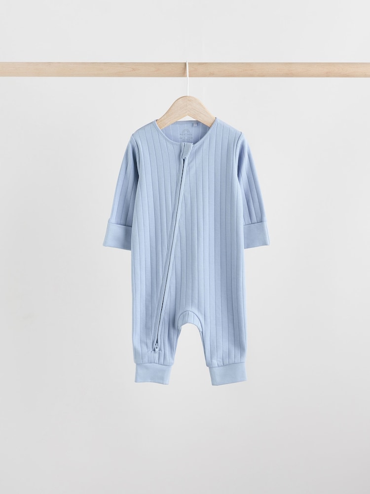 Vert/orange - Lot de 3 dors-bien côtelés sans pieds pour bébé (0mois3ans) - Image 5 of 12