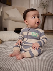 Milk Club Neutral - Baby Two Way Zip Footless Sleepsuits 3 Pack (0mths-3yrs) - Изображение 14 15