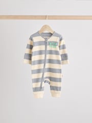 Milk Club Neutral - Baby Two Way Zip Footless Sleepsuits 3 Pack (0mths-3yrs) - Изображение 3 15