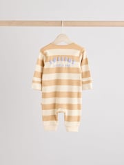 Milk Club Neutral - Baby Two Way Zip Footless Sleepsuits 3 Pack (0mths-3yrs) - Изображение 7 15