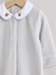 Blue Baby Teddy Bear Textured Sleepsuit (0mths-3yrs) - Image 3 of 7