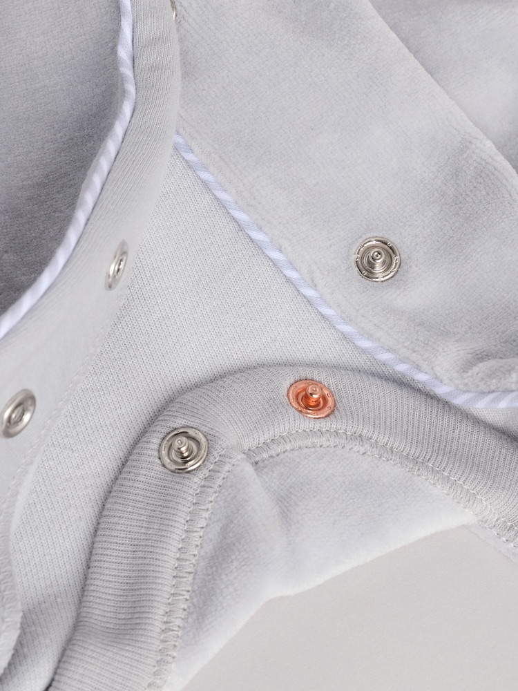 Blue Baby Teddy Bear Textured Sleepsuit (0mths-3yrs) - Image 7 of 7