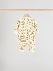 Green Abstract Baby Footless Sleepsuits 4 Pack (0mths-3yrs) - Image 4 of 14