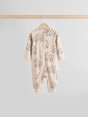 Minerals Baby Animal Print Two Way Zip Footless Sleepsuits 5 Pack (0mths-3yrs) - Image 4 of 14
