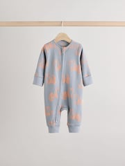 Minerals Baby Animal Print Two Way Zip Footless Sleepsuits 5 Pack (0mths-3yrs) - Image 5 of 14