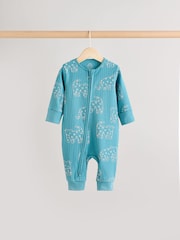 Minerals Baby Animal Print Two Way Zip Footless Sleepsuits 5 Pack (0mths-3yrs) - Image 7 of 14