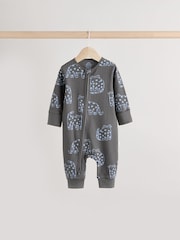 Minerals Baby Animal Print Two Way Zip Footless Sleepsuits 5 Pack (0mths-3yrs) - Image 8 of 14
