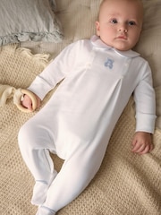 White Bear Baby Occasion Sleepsuit (0mths-2yrs) - Image 1 of 13