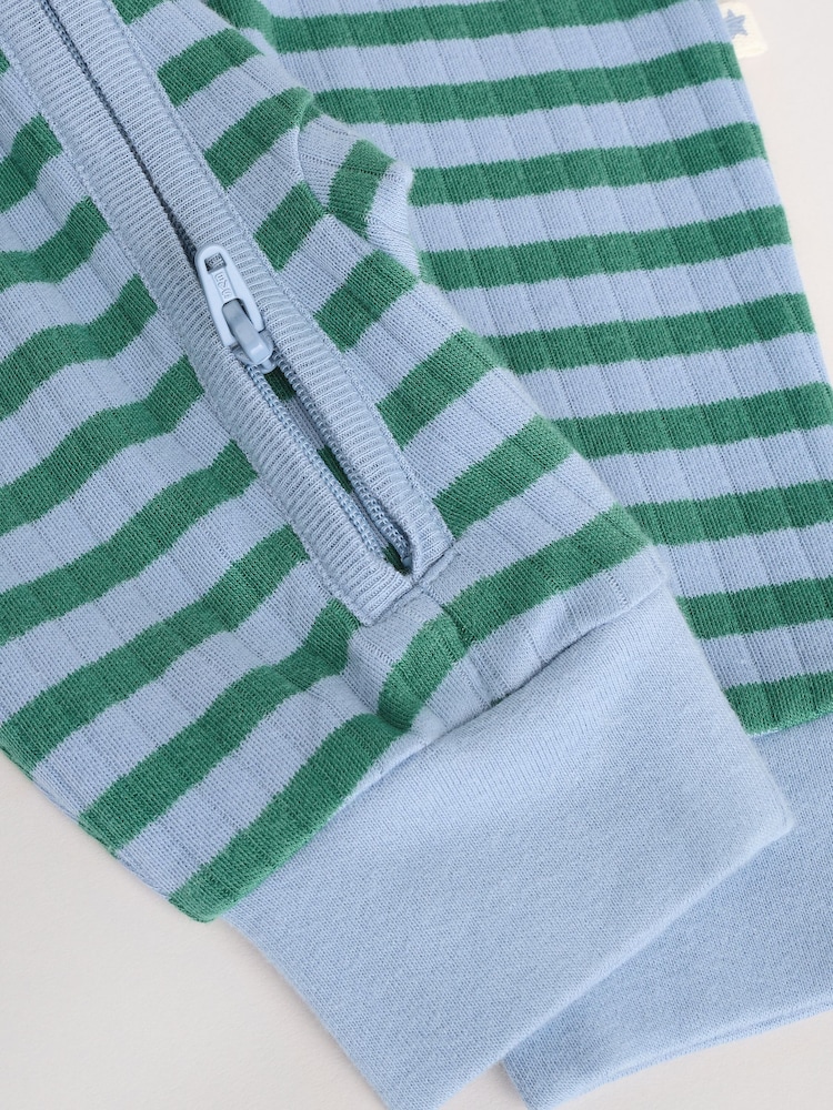 Blue Baby Transport Two Way Zip Footless Sleepsuits 4 Pack (0mths-3yrs) - Image 13 of 13