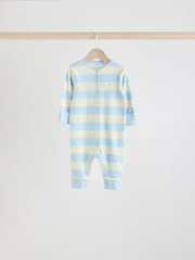 Blue Star Baby Footless Sleepsuits 4 Pack (0mths-3yrs) - Image 11 of 14