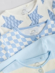 Blue Star Baby Footless Sleepsuits 4 Pack (0mths-3yrs) - Image 9 of 14