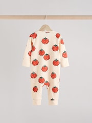 Bright Veg Baby Two Way Zip Footless Sleepsuits 3 Pack (0mths-3yrs) - Image 6 of 15