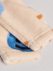 Beige Baby Zip Fleece Sleepsuit - Image 7 of 9