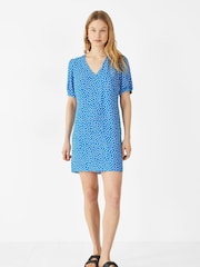 Hush Blue Elsa Mini Shift Dress - Image 1 of 5