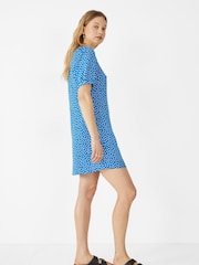Hush Blue Elsa Mini Shift Dress - Image 3 of 5