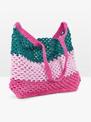 Hush Pink Newport Woven Tote Bag - Image 2 of 3