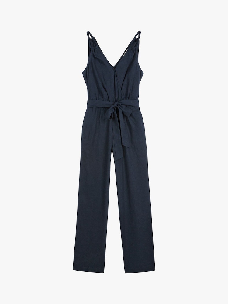 Hush Blue Kara Wrap Jumpsuit - Image 4 of 4