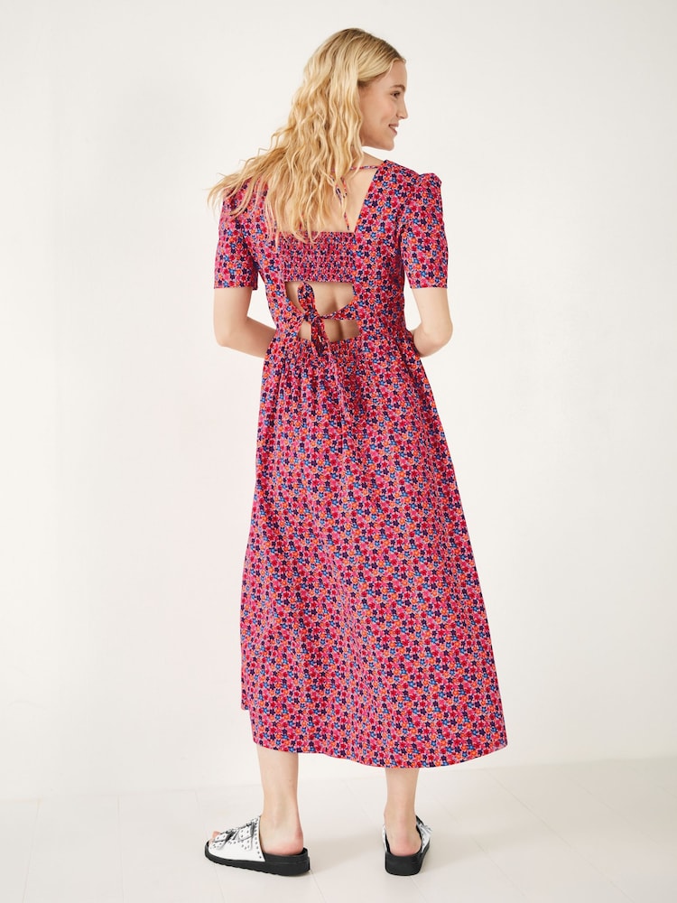 Hush Pink Issy Prairie Midi Dress - Image 2 of 5